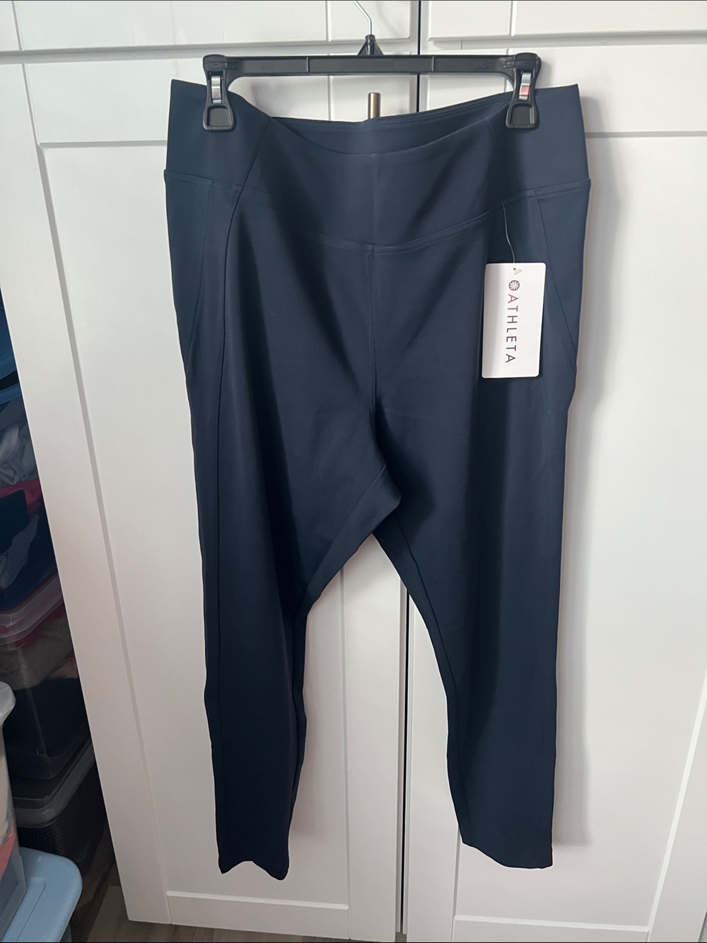 Athleta Girls' Dark Navy Performance Leggings